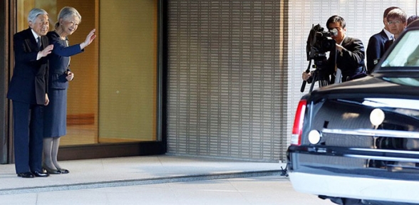 İmparator uğurladı