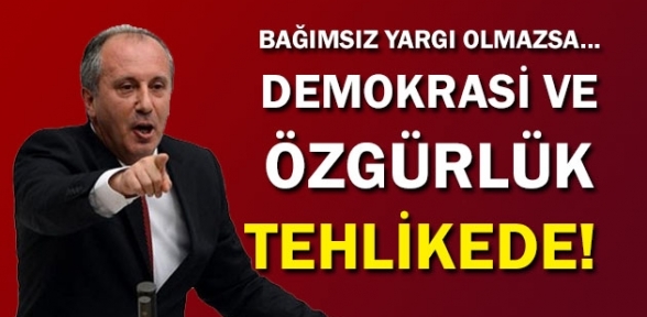 İnce resmi Twitter hesabından şu tespitleri yaptı