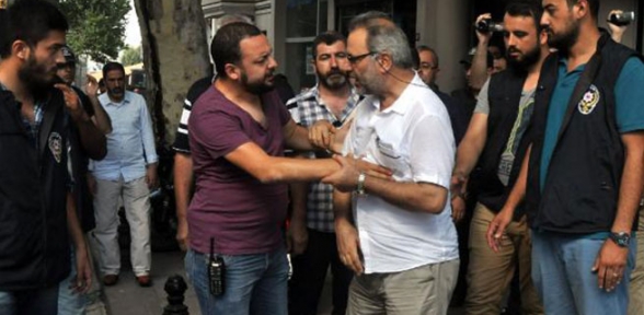 İran Konsolosluğu önünde arbede