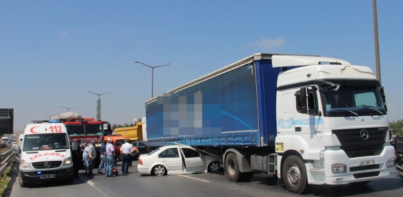 İstanbul da akılamaz kaza