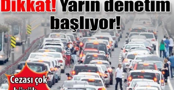 İstanbulda egzoz gazı denetimi