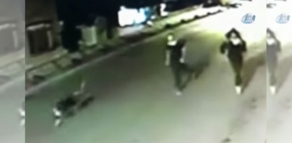 İstanbullda pitbulla gasp kamerada