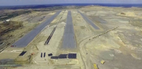İşte 3 Havalimanı nın ilk pisti