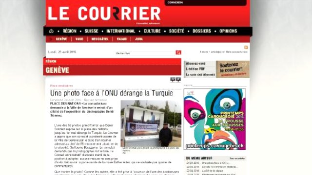 İsviçre deki Sergi Türkiye yi Rahatsız Etti