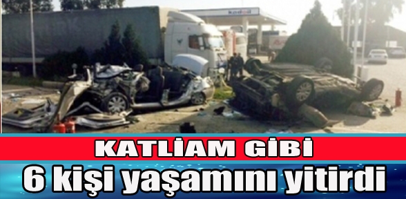 İzmirde Katliam Gibi Kaza 6 Ölü