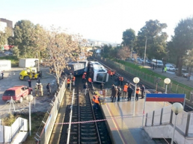 İzmirde Metro Kazası 