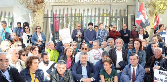 Kadıköy Anadolu Lisesinin protestosu büyüyor