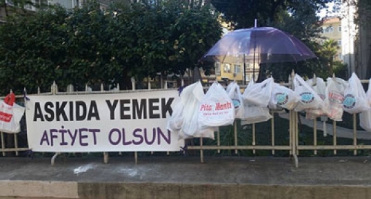 Kadıköyde askıda yemek var