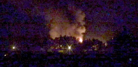 Kamışlı da askeri üste patlama