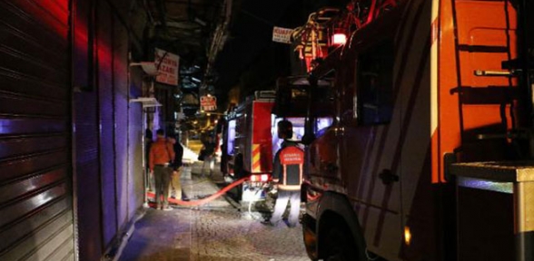 Kapalıçarşı da yangın