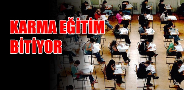 karma eğitim bitiyor