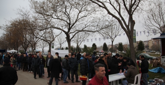 Kartal da balık şenliği