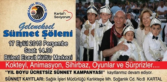 Kartal da geleneksel sünnet şöleni