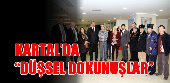 kartal da resim ve heykel sergisi açıldı