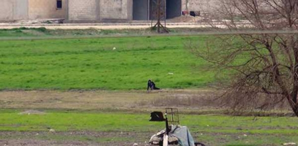 Keskin nişancılar kadını böyle vurdu
