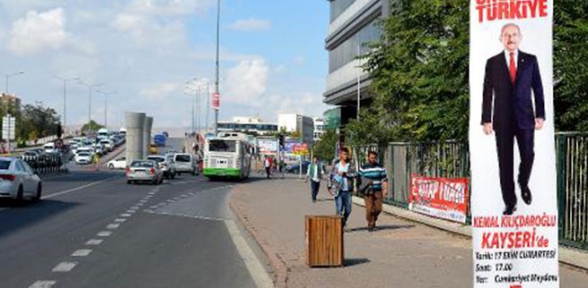 Kılıçdaroğlu nun Kayseri mitingi iptal