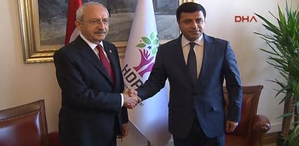 Kılıçdaroğlu ve Demirtaş tan Davutoğlu na sert eleştiri