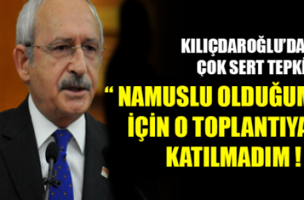 KILIÇDAROĞLUNDAN ADLİ YIL TOPLANTISI TEPKİSİ