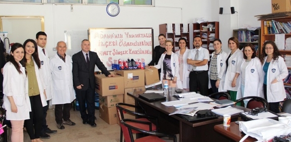 Köy okuluna gönül köprüsü kurdular