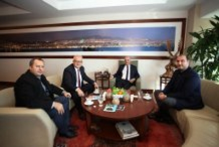 LÜLEBURGAZ EVRENSEKİZ BELEDİYE BAŞKANINDAN BAŞKAN ALTINOK ÖZE ZİYARET