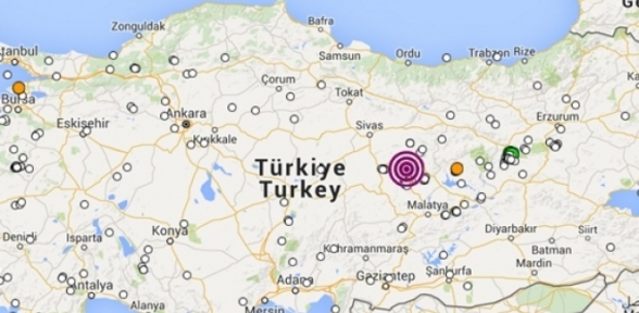 Malatyada korkutan deprem