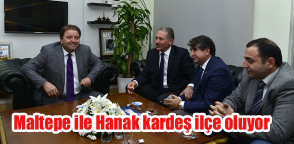 Maltepe ile Hanak kardeş ilçe oluyor