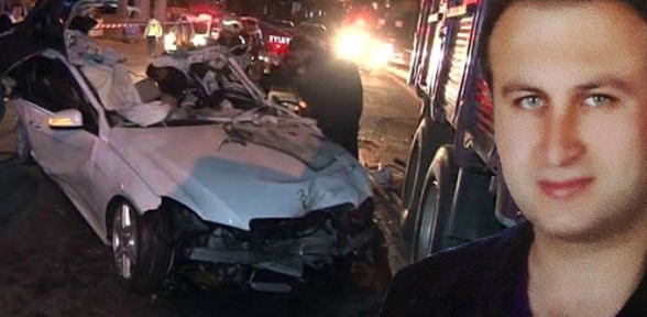 Maltepede Korkunç Kaza Aşırı Hız İş Adamını Canından Etti