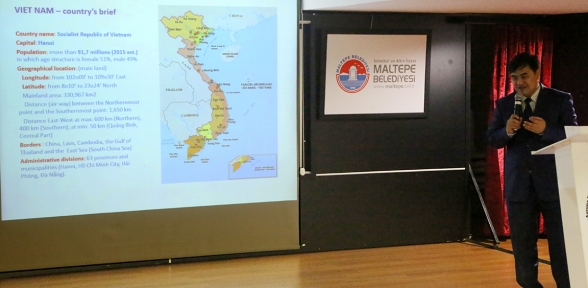 Maltepeli işadamlarına Vietnam sunumu