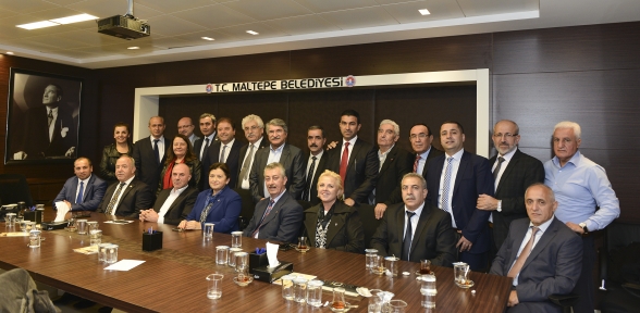 Maltepeli muhtarlardan Başkan Kılıç a ziyaret