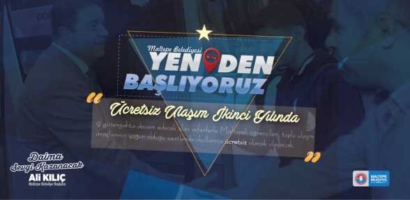 Maltepeli öğrencilerin ücretsiz servis mutluluğu