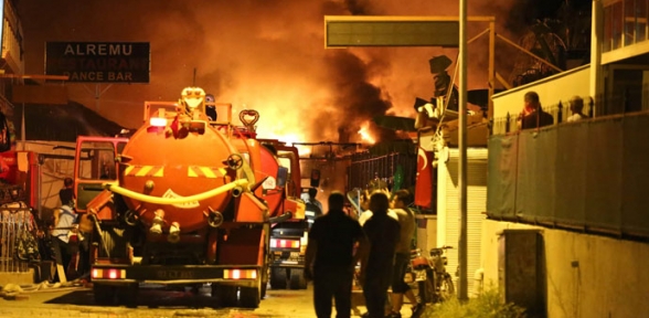 Manavgat ta gergin gece