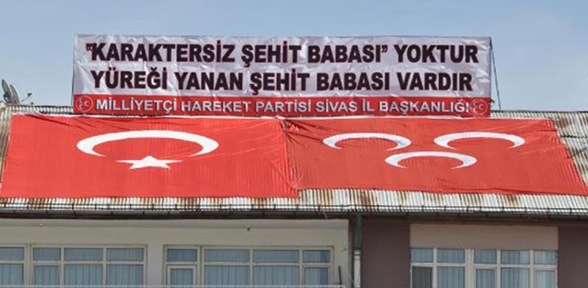 MHP den yeni pankart