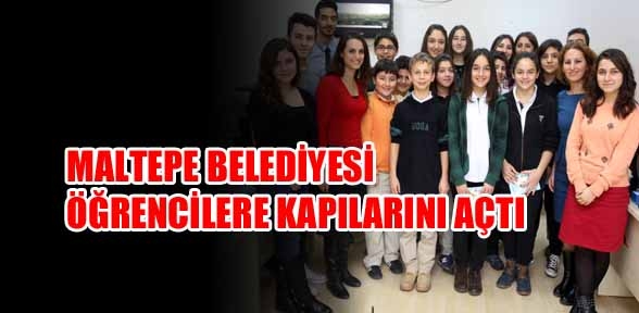 Öğrencilerden Maltepe Belediyesi ne ziyaret