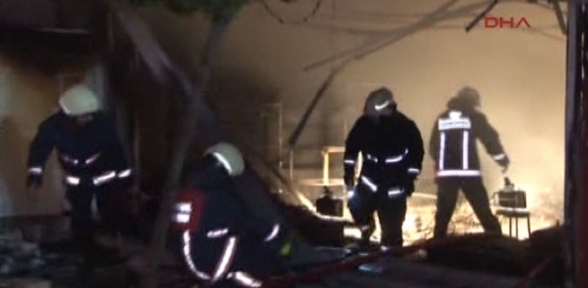 Okmeydanı nda işyerinde patlama