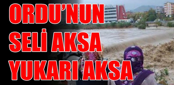 Orduyu sel böyle vurdu