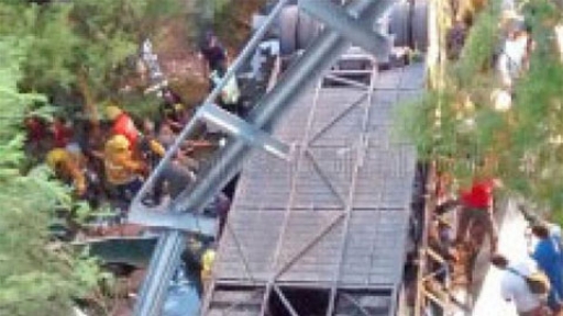 Otobüs Köprüden Düştü