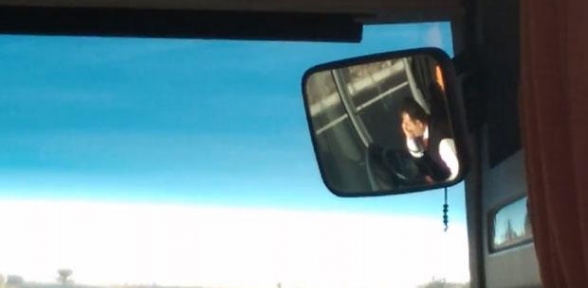 Otobüste Dehşet Cep Telefonu Kamerasında