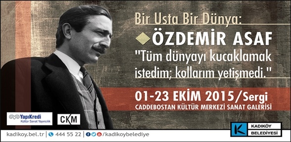 Özdemir Asaf Kadıköy de anılıyor