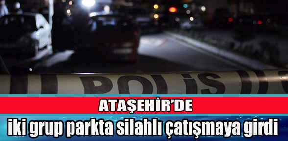 Parkta silahlı çatışma