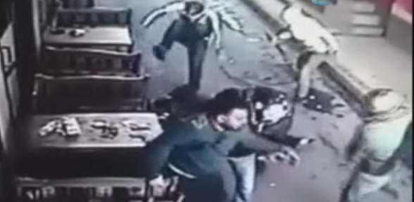 Pendikte dehşet anları kamerada