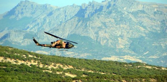 PKK lılara helikopterli operasyon