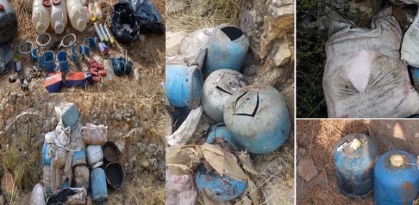 PKK ya ait 2 sığınak bulundu