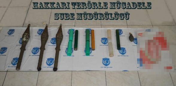 PKK ya ait mühimmat ele geçirildi