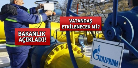 Rusya Türkiyeye gaz akışını kıstı