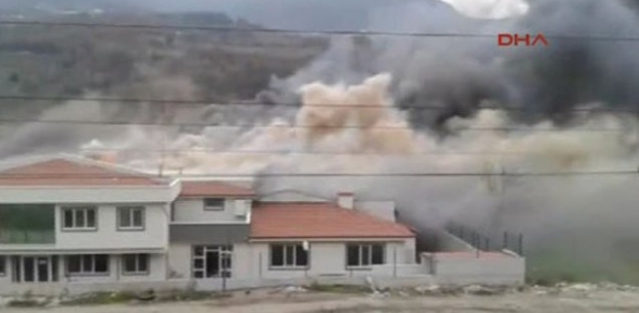 Sakaryada Fabrika Yanğını 