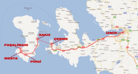 Sakız Adası nda deprem