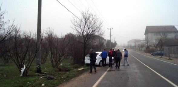 Sarıyer Mahalle Muhtarı Kazada Yaralandı