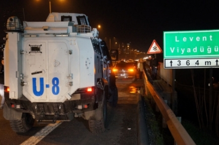 Sarıyerde Rektörlük Aracı Kurşunlandı