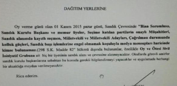 Seçime bir gün kala skandal belge