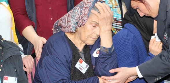 Şehit annenin yüreği dayanamadı